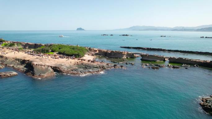 台湾北部海岸线野柳地质公园女王头