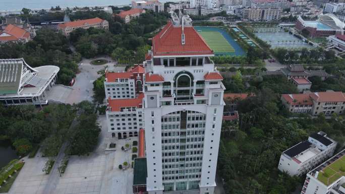 厦门大学颂恩楼航拍