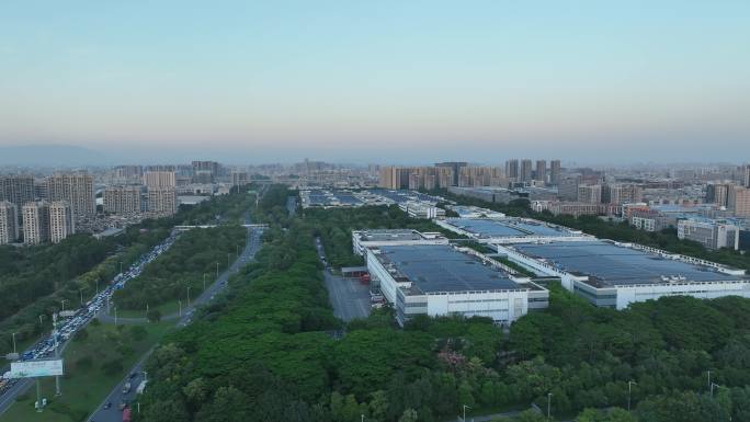 东莞华为南方生产基地航拍厂房工厂工业园区