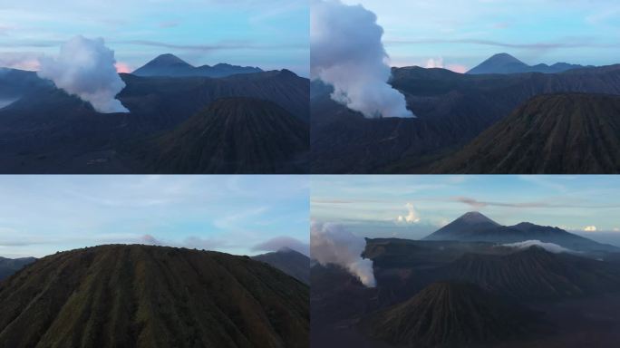 Bromo火山日出航拍