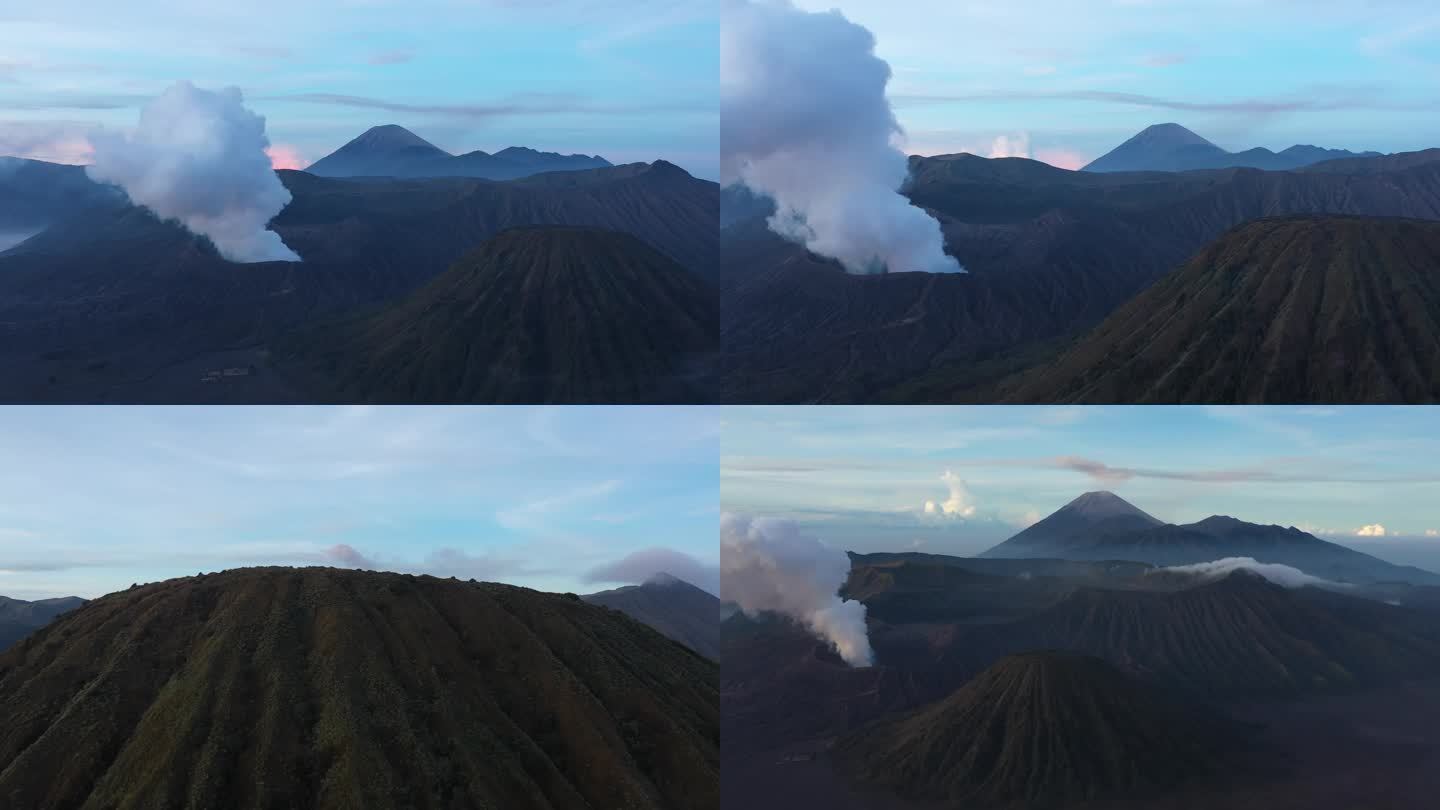 Bromo火山日出航拍