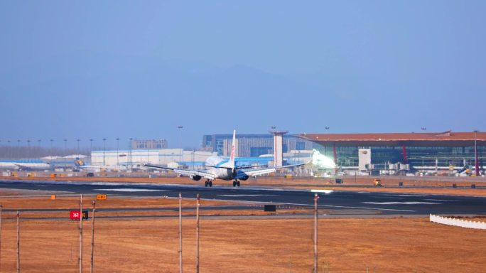 大连航空飞机飞行降落合集