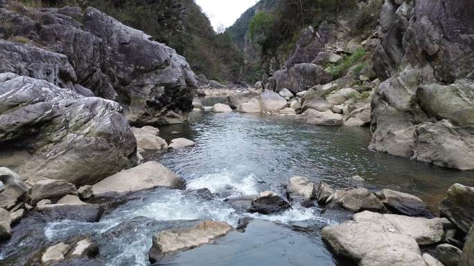 福建龙下峡谷航拍