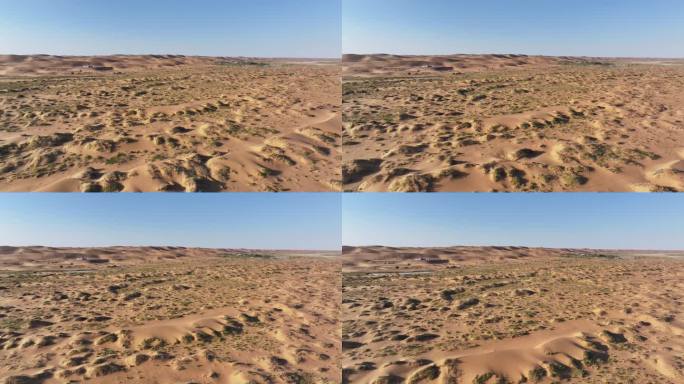 沙漠沙赛玄奘之路航拍空镜 (3)