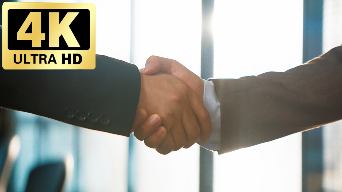 商务合作握手交谈金融