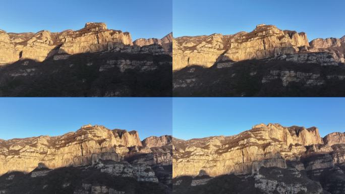 山西灵丘县旅游觉山寺塔红石塄乡觉山村