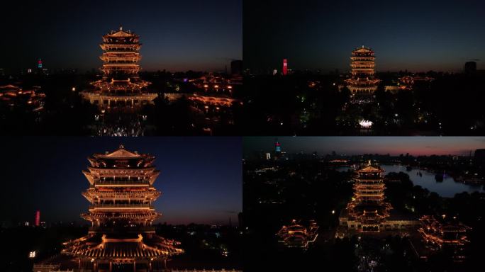 济南超然楼夜景