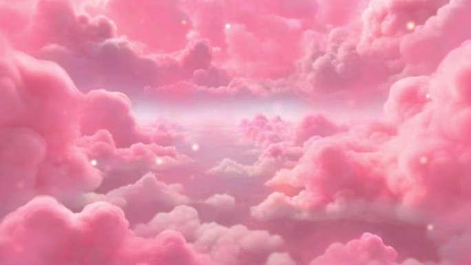 粉色天空舞台视频背景