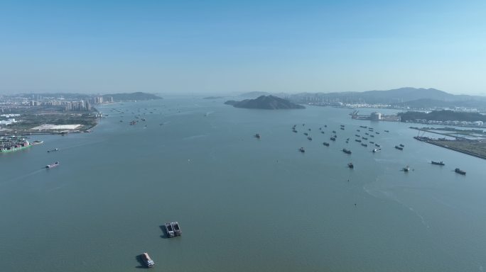珠江口【4K】航拍