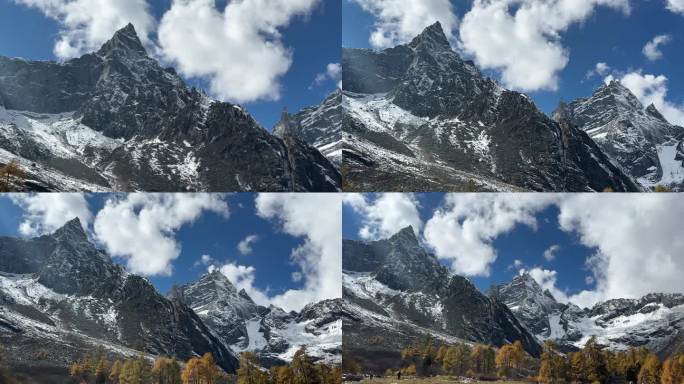 川西风景四姑娘山毕棚沟