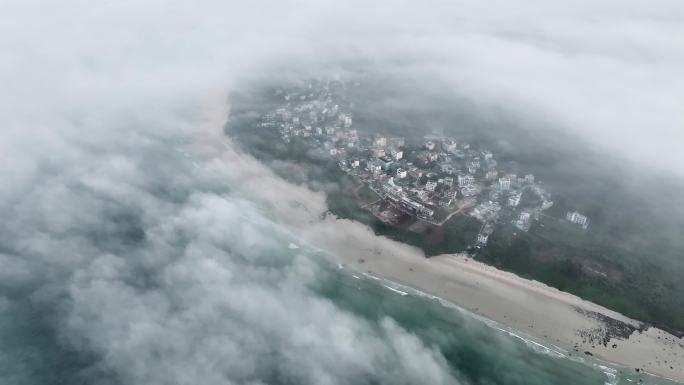 广西北海涠洲岛旅行云海航拍