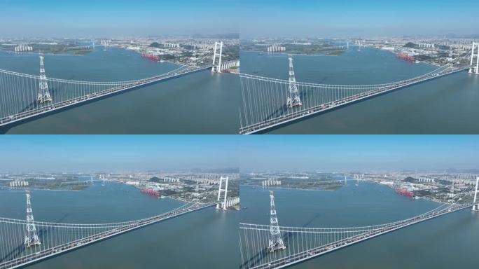 南沙大桥【4K】航拍