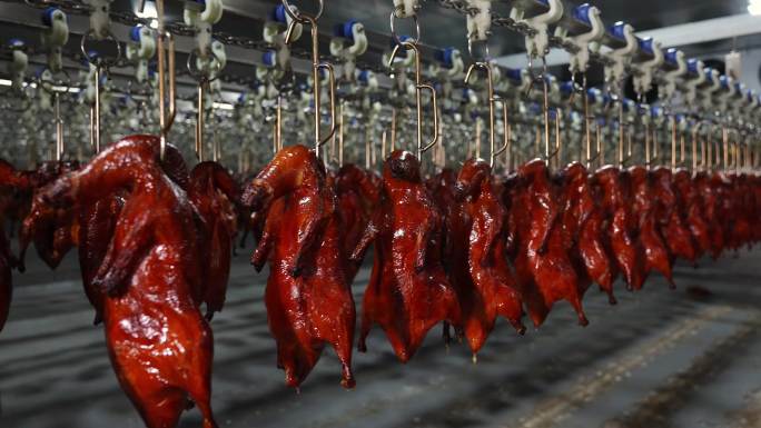 南京烤鸭生产北京烤鸭工厂板鸭鸭子养殖美食