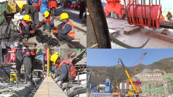 水电站建设现场