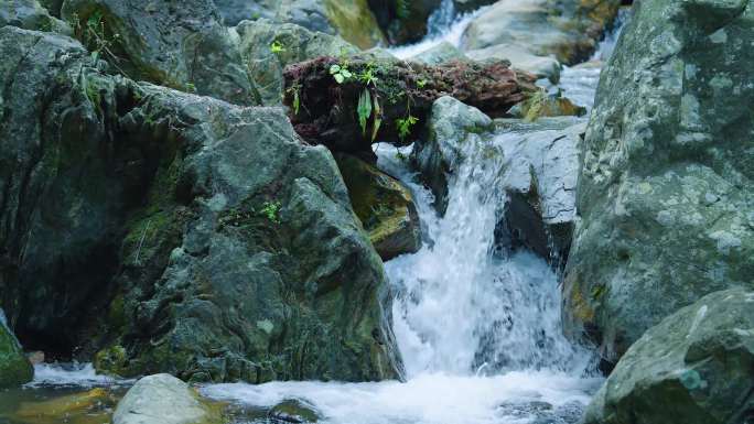 高清河水溪流山泉河流山水