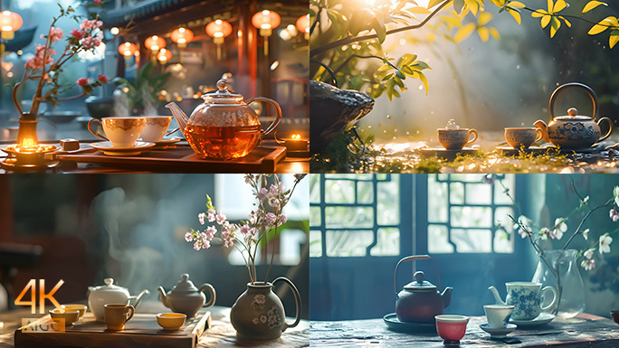 茶趣 中国传统古风茶道 茶文化 喝茶休闲