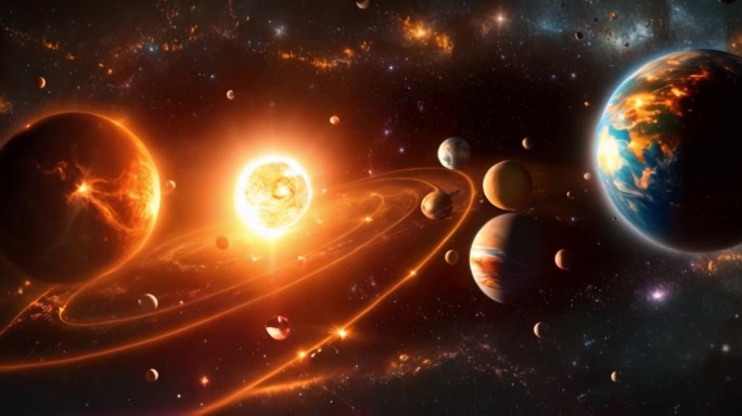 八大行星 银河 星系 太阳星球毁灭