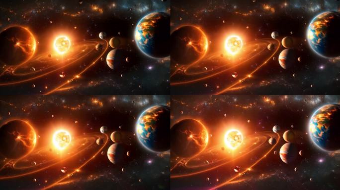 八大行星 银河 星系 太阳星球毁灭