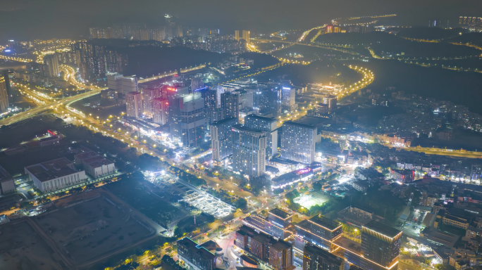 广州黄埔科学城夜景延时_01