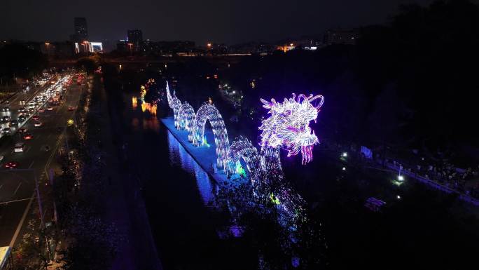 中国广东省广州市越秀公园迎春灯展