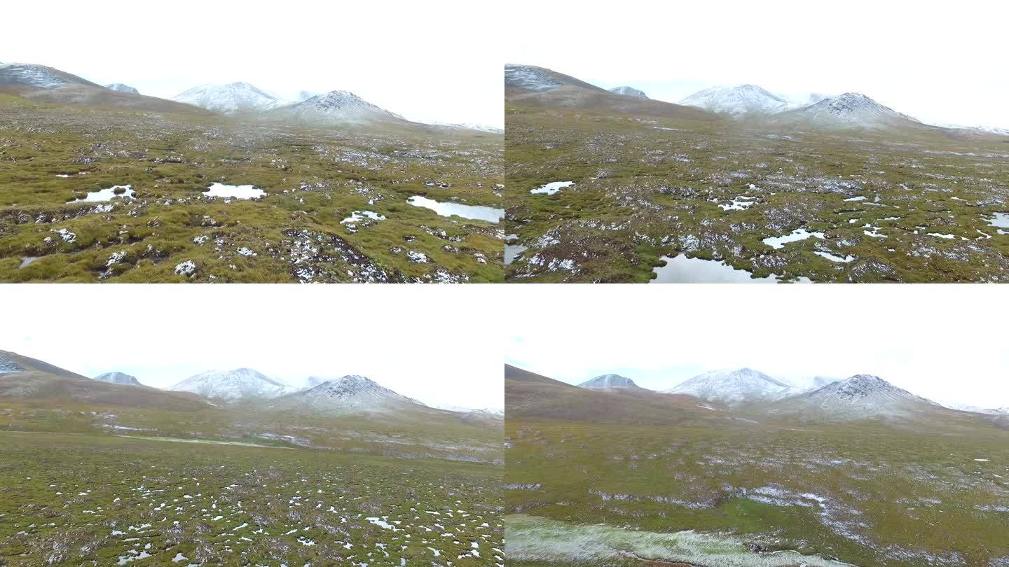 冬季的青藏高原无人区雪山1