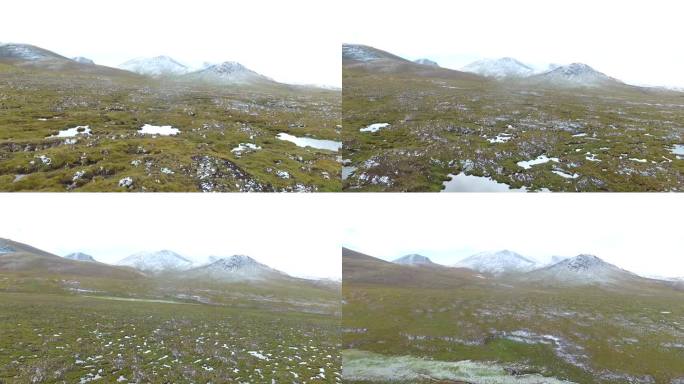 冬季的青藏高原无人区雪山1