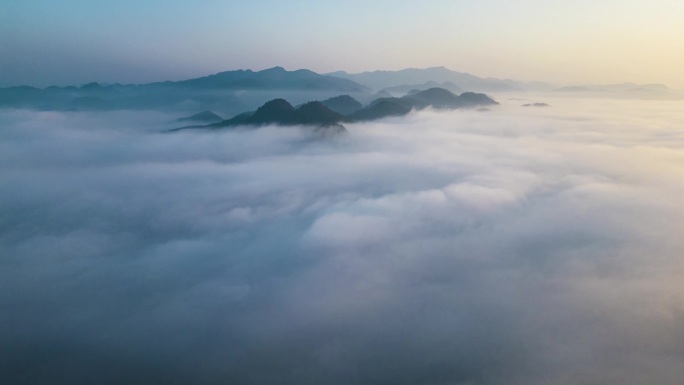 奔赴山海之绝美云海波涛汹涌惊涛拍岸延时