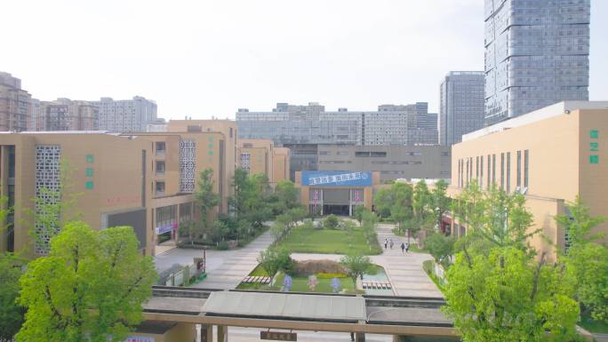 杭州下沙景苑中学校园风景