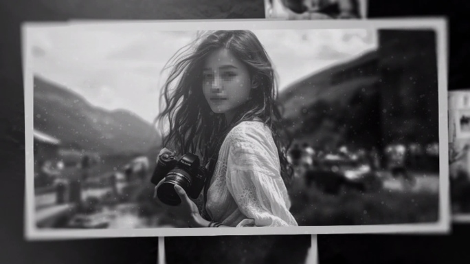 怀旧复古老照片图文相册照片墙