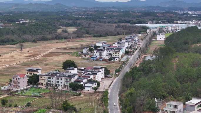 信丰县新田镇毛泽东宿营地航拍