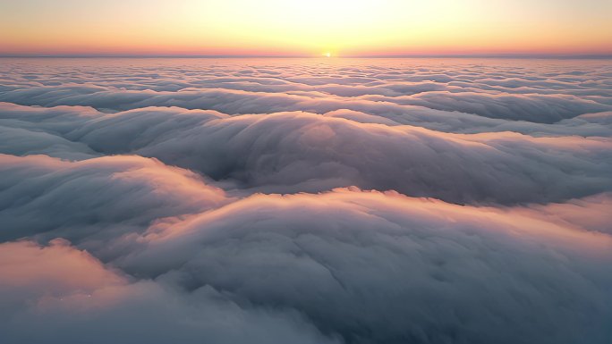 天空云海航拍延时阳光风起云涌动态云合集