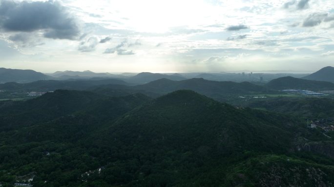 苏州高新区吴中区群山太湖航拍