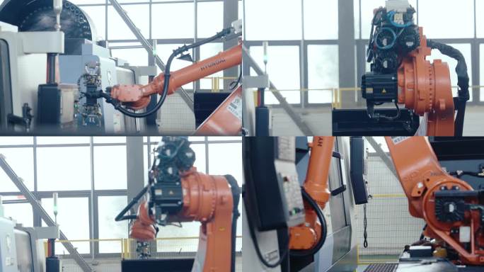 工厂车间机器人手臂自动化智能控制