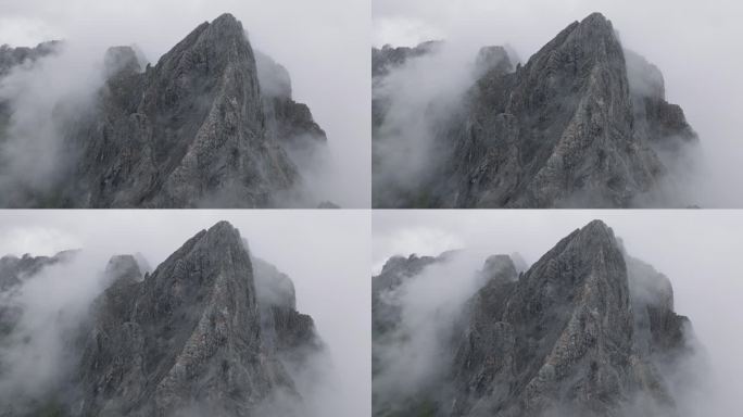 4k雨后洛克之路石头山穿云