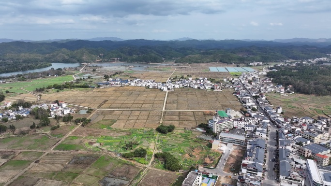 信丰崇仙乡街道航拍