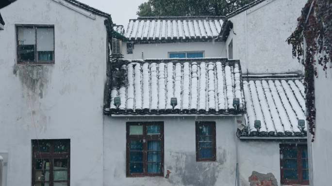 长视频苏州雪 姑苏雪景