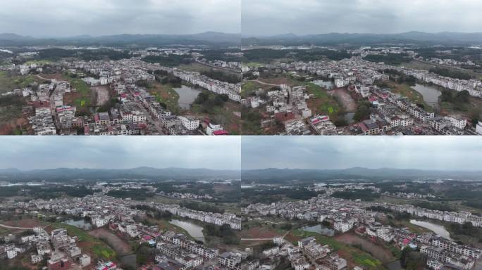 信丰县小河镇街道航拍