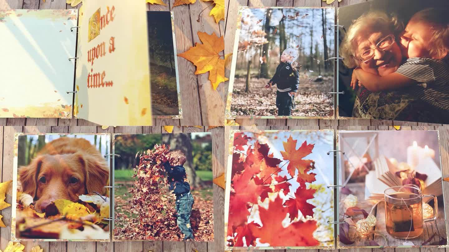 神奇的秋天相册照片展示幻灯片