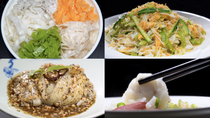 沙河粉 各式河粉 广东美食干炒牛河