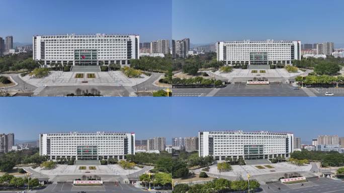 苍南县政府行政中心航拍