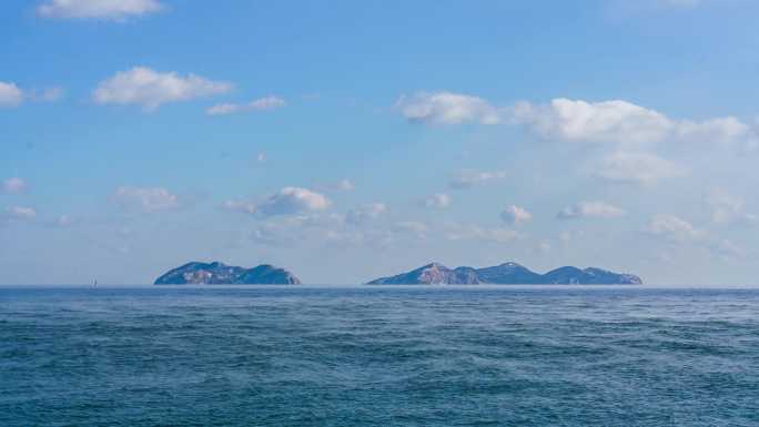 8K大海 小岛 群岛 海洋 海面 天空