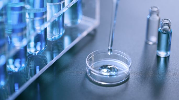 科研化学液体成分质感医疗化妆品生物基因