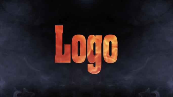 爆炸火焰燃烧logo展示片头