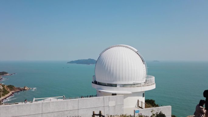 天文台 观星 山顶 海天一线