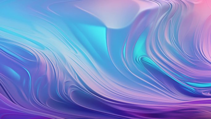 流动背景 紫蓝色抽象 光影艺术流体