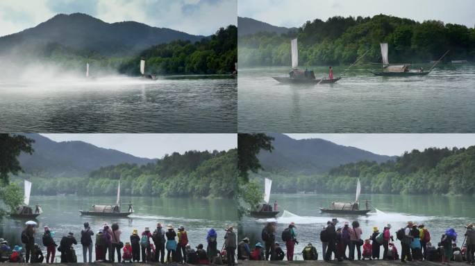 渔船撒网美丽中国意境中国风摄影师东方意境