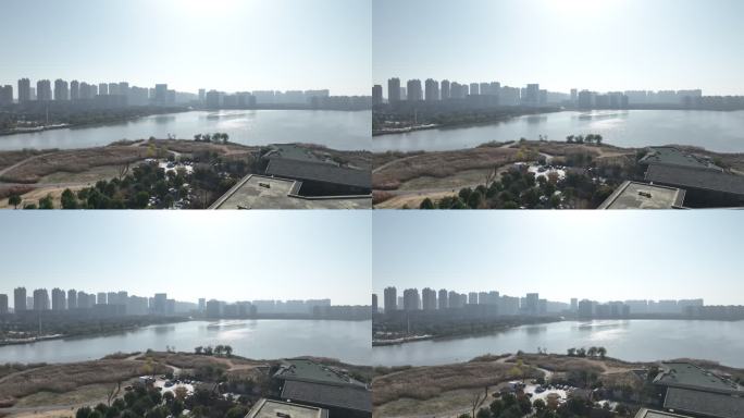 合肥梅冲湖公园【4K】航拍