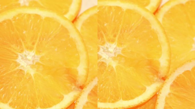橙子运镜新鲜水果高清
