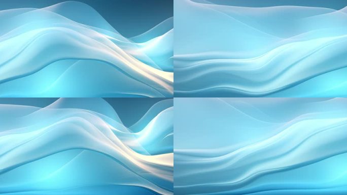 科技视觉背景 蓝色抽象光影艺术流体