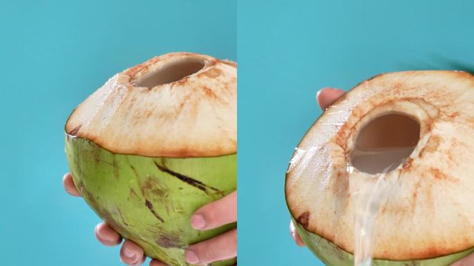 海南美食椰子鸡的展示